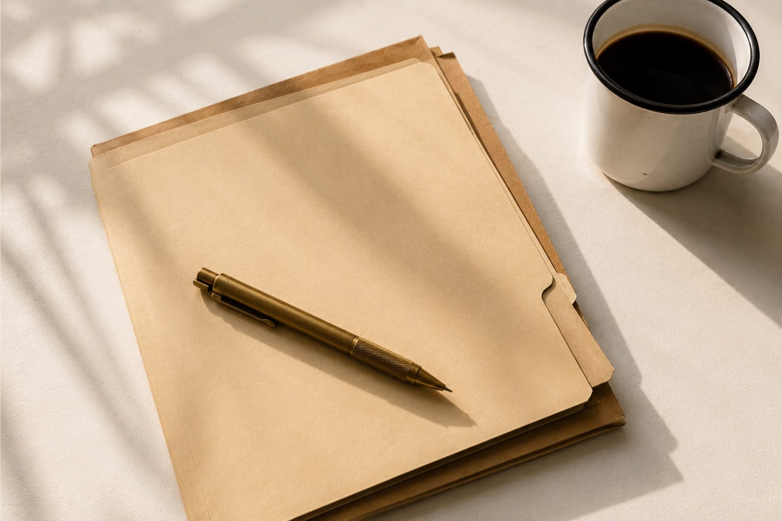 Notebook and pen — questions answered